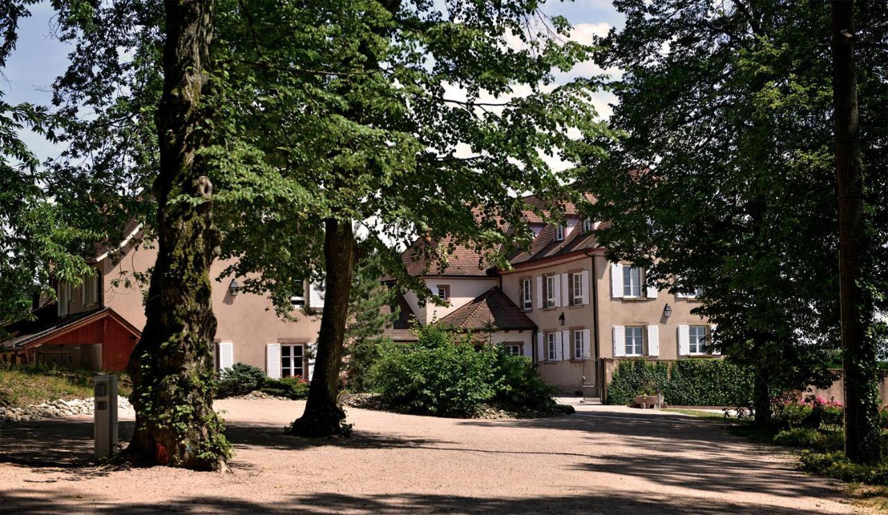 Maison D'Hotes Les Jardins De Madeleine Bernardvillé Eksteriør billede