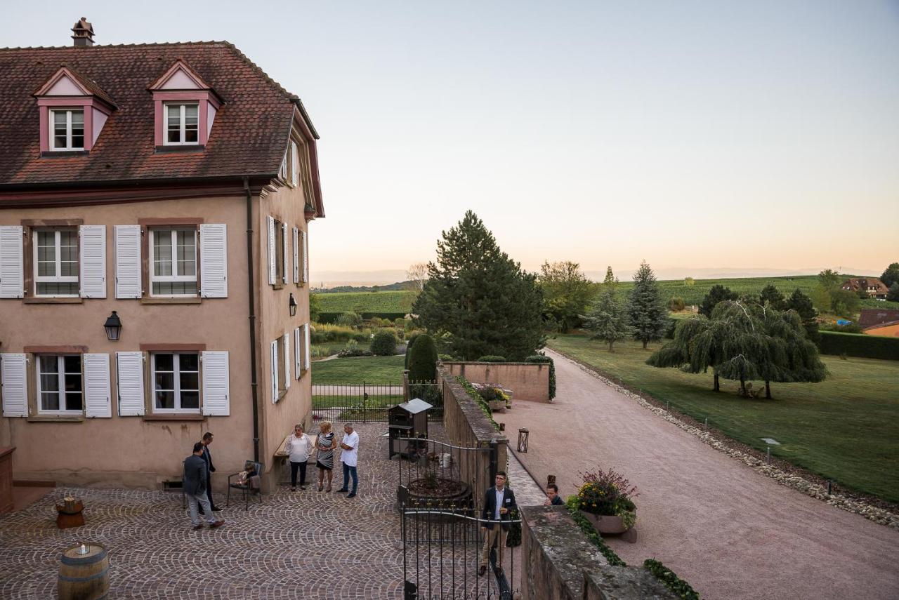 Maison D'Hotes Les Jardins De Madeleine Bernardvillé Eksteriør billede